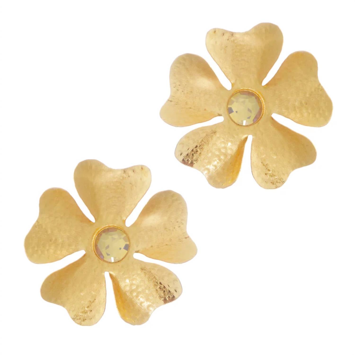 Molly Phillips - Women's Large Flower Earrings