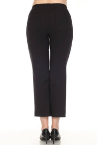 Joseph Ribkoff - Luxe Twill Pull On Straight Ankle Pants