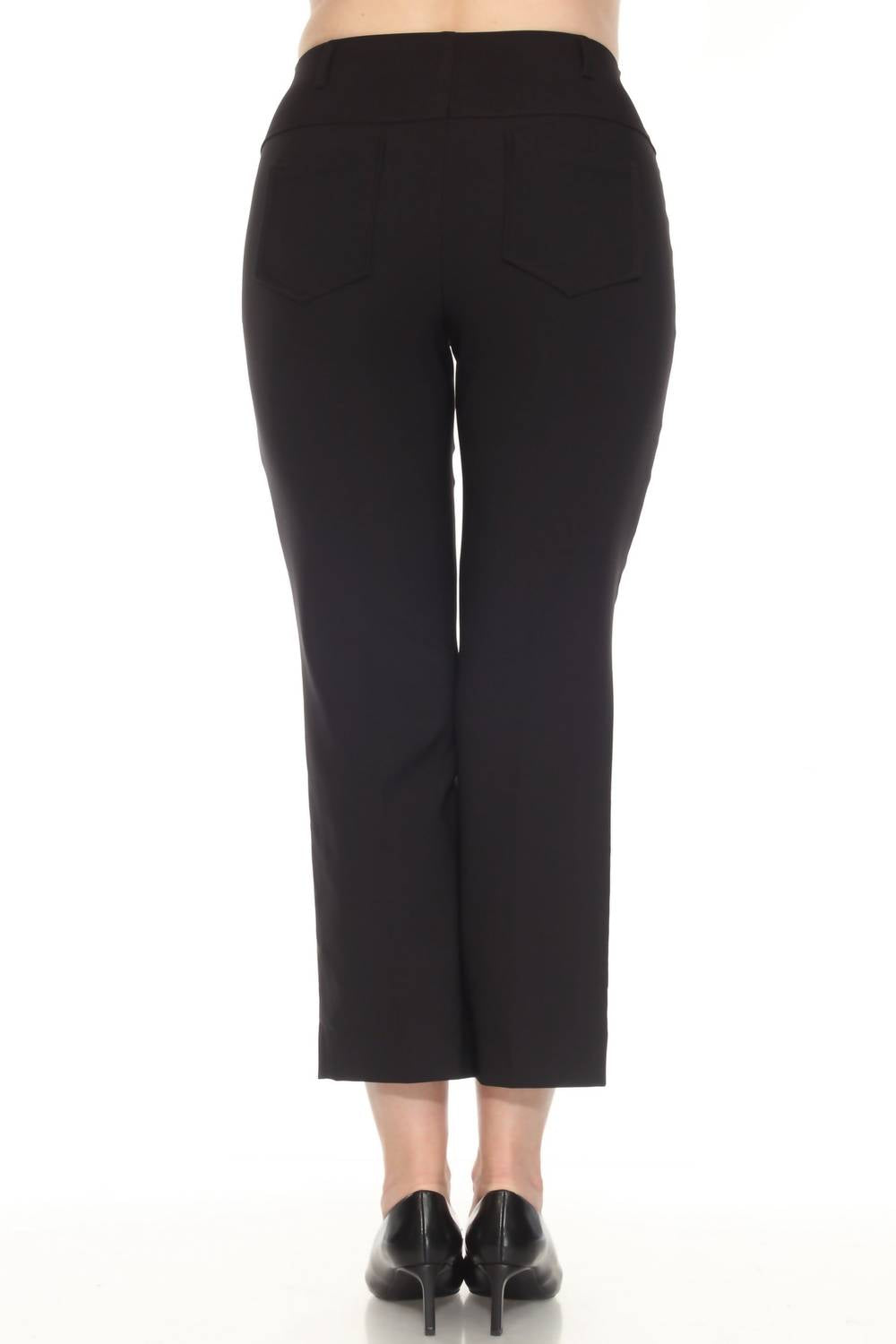 Joseph Ribkoff - Luxe Twill Pull On Straight Ankle Pants