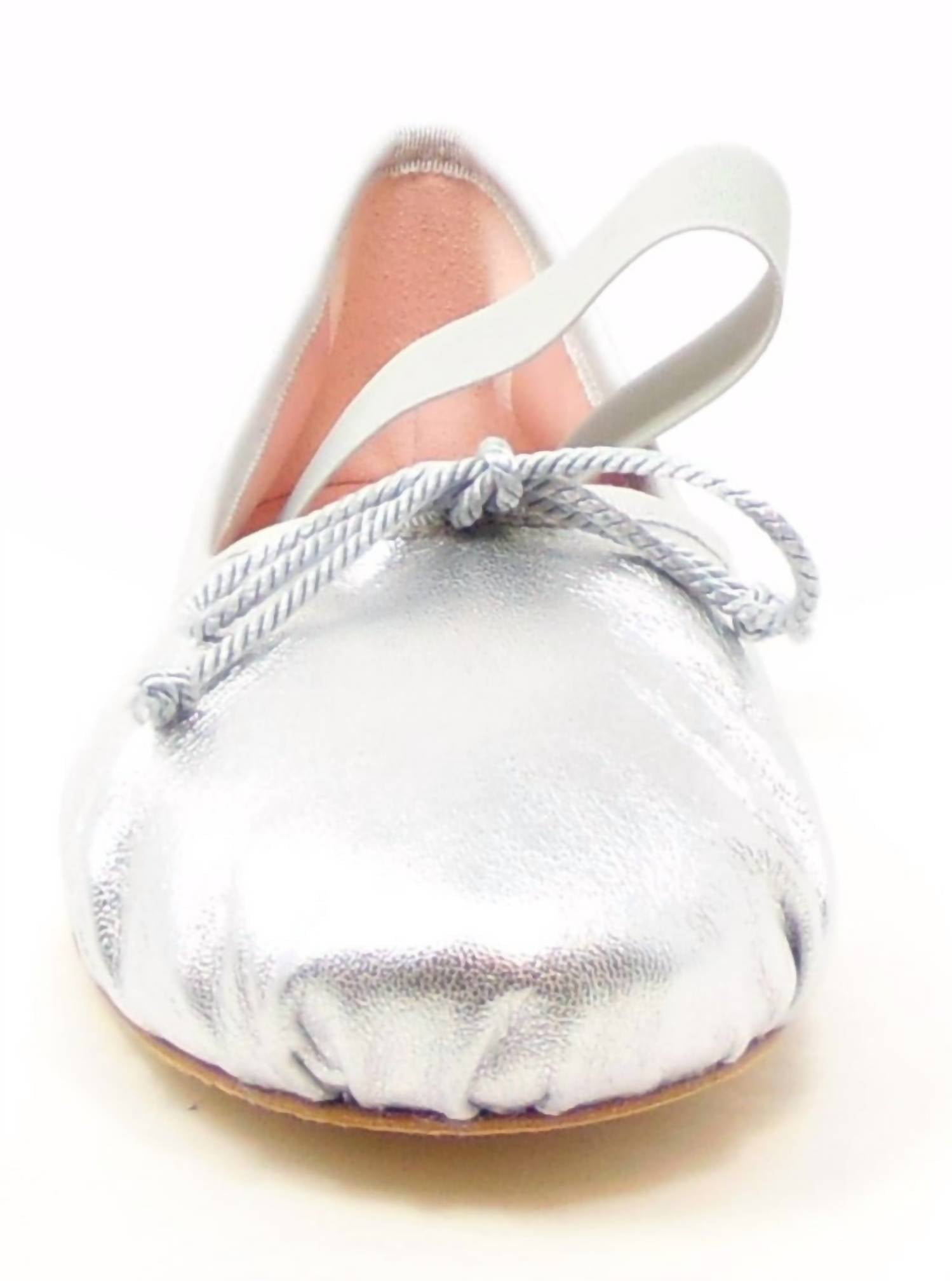 Pretty Ballerinas Women's Lea Shoe in silver - women's flats - view 4