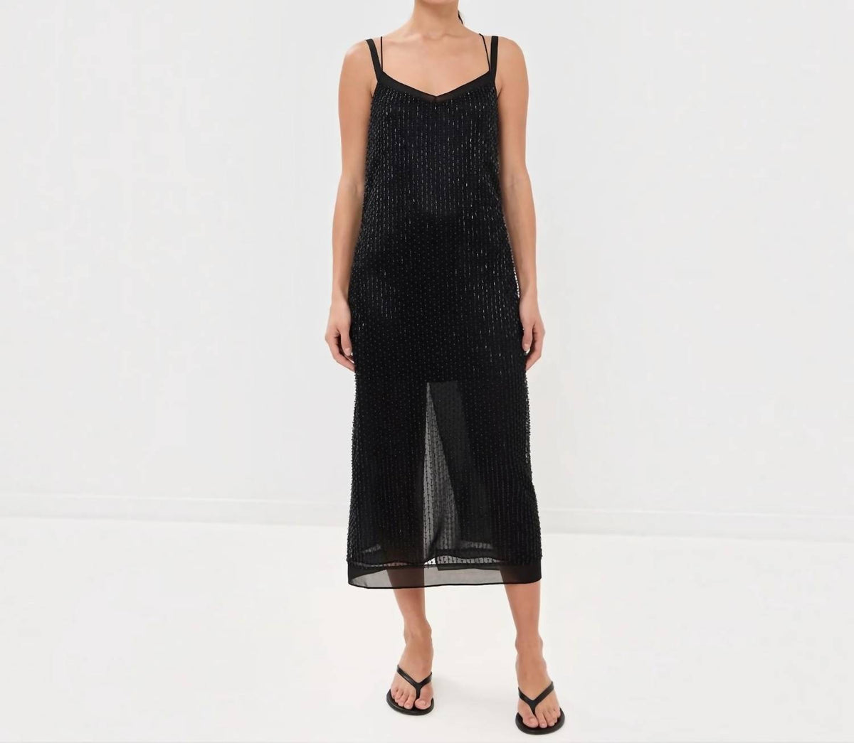 Vince - Beaded Slip Dress