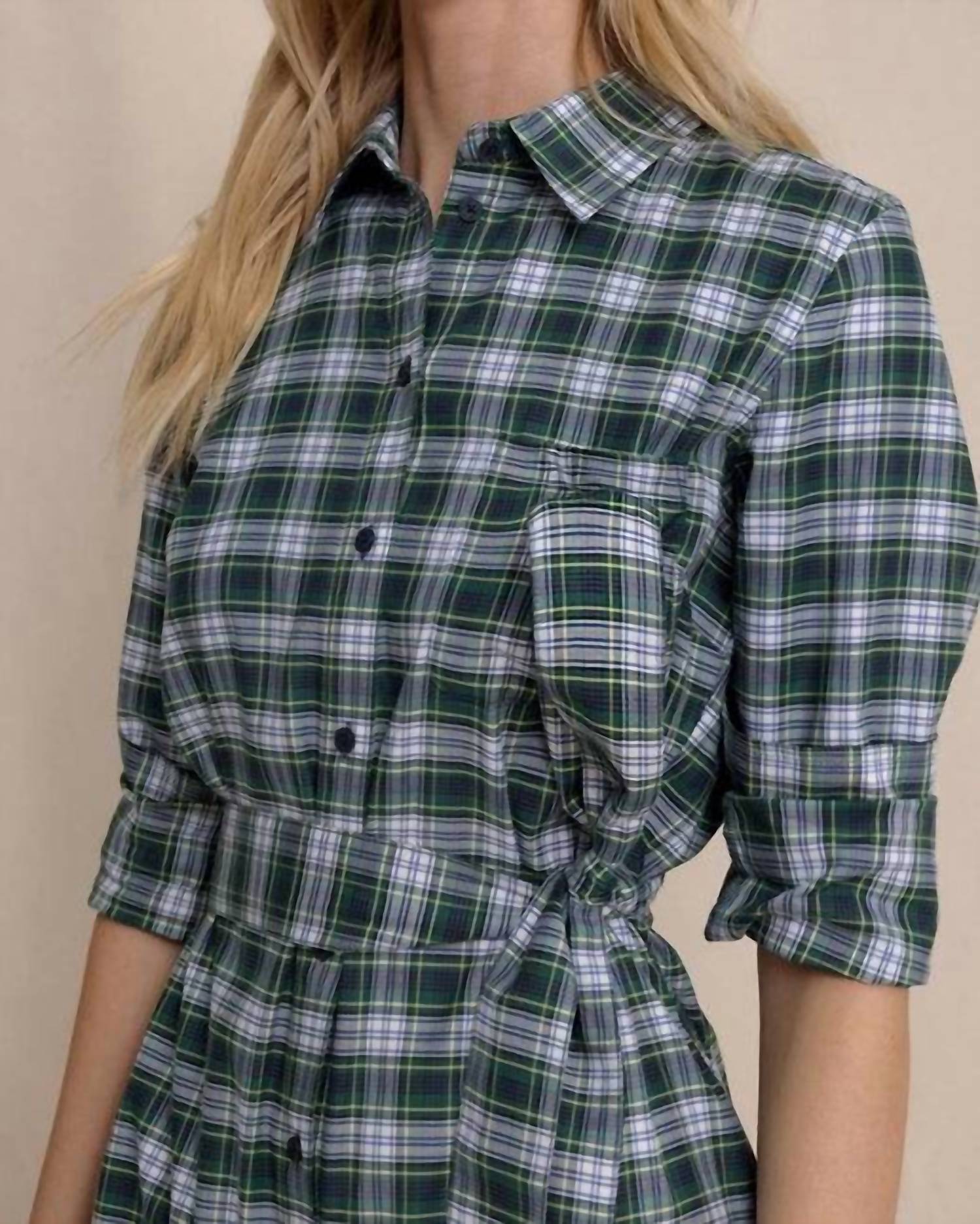 Southern Tide - Trista Gordan Tartan Shirt Dress