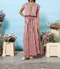 Frnch - Stripe Skirt Set