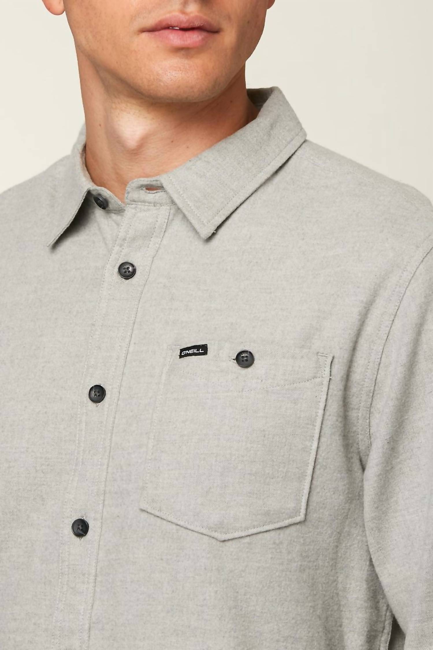 O'Neill - Redmond Solid Stretch Flannel Shirt
