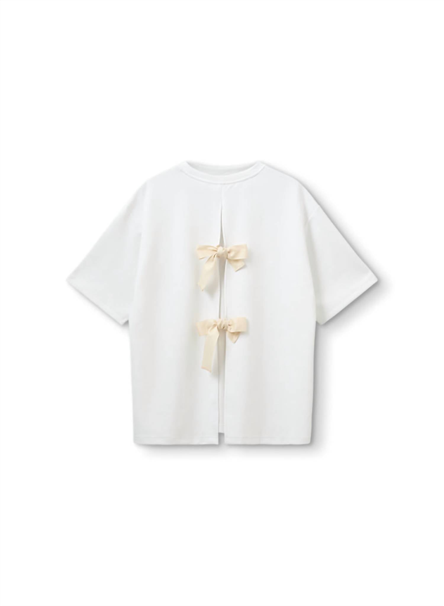 The Garment - Bow Oversized Boyfriend Tee