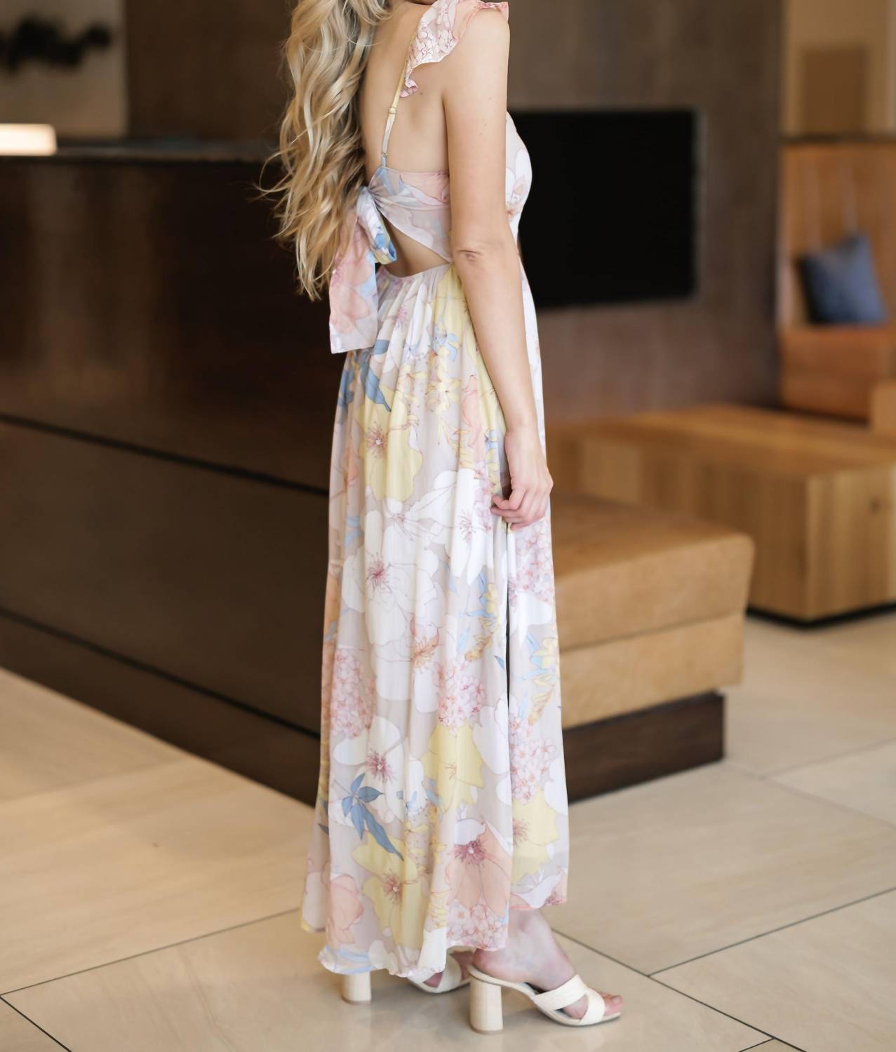 Lovestitch - Sophia Ruffled Straps Dress