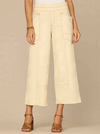 Democracy - Ab Solution Skyrise Cropped Wide Leg Jeans