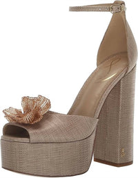 Sam Edelman - Women's Kori Ankle Strap Peep Toe Fashion Platform Heeled Dress Sandals