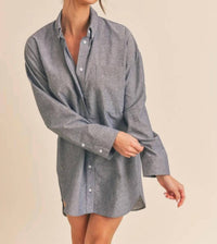 Win Win Apparel - Open to you Shirt dress