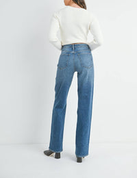 Just Black Denim - Longer Length Straight Jeans