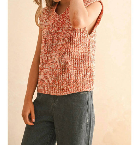 Miou Muse - Two Tone Chenille Vest