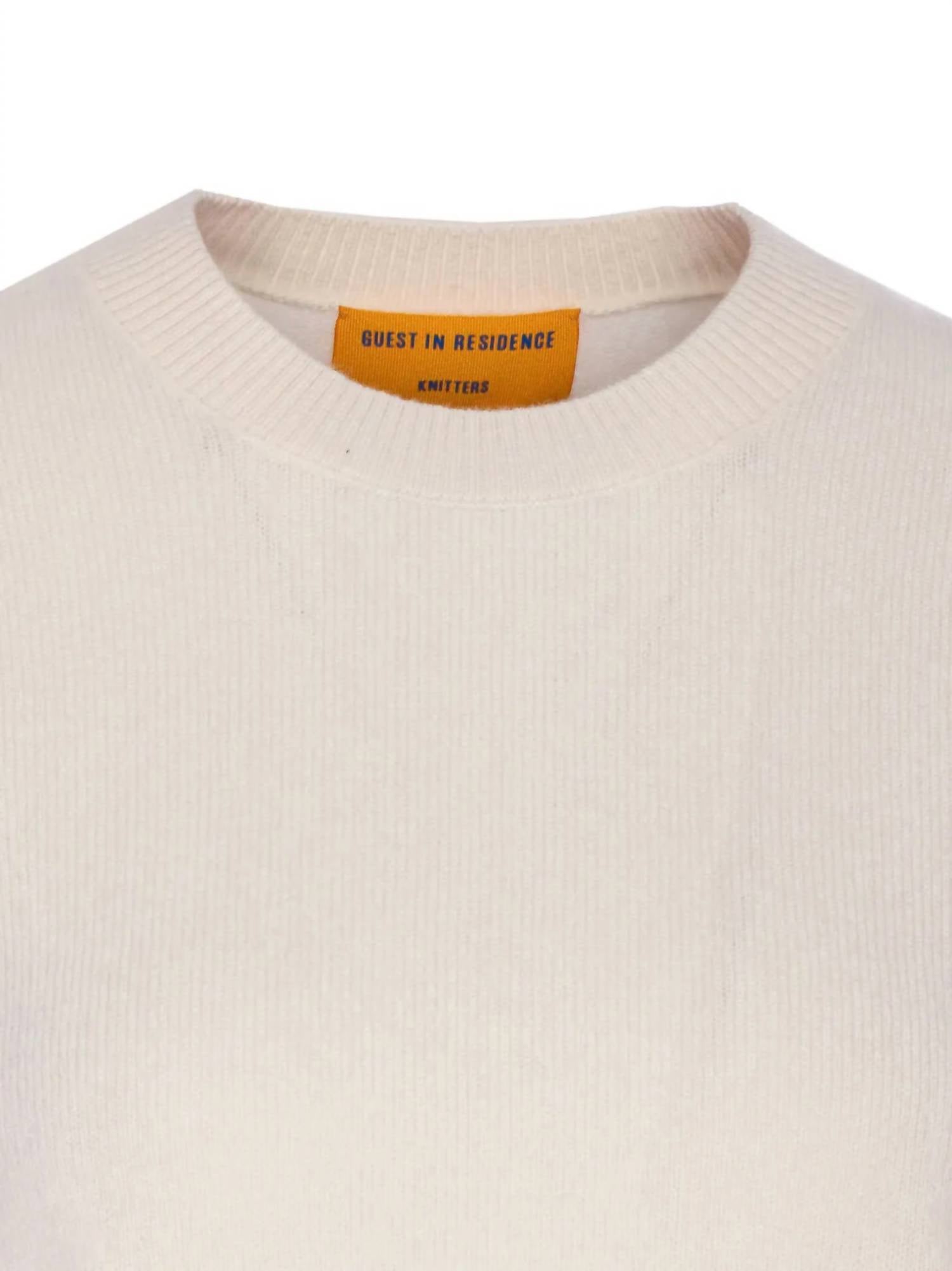Guest In Residence - Shrunken Crewneck Top