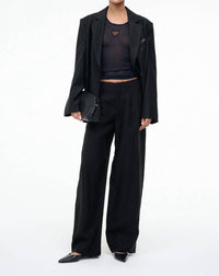 STAUD PIERRE PANT in black - women's pants