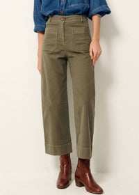 Sessun - Hudpeach Semi-wide Crop Pants