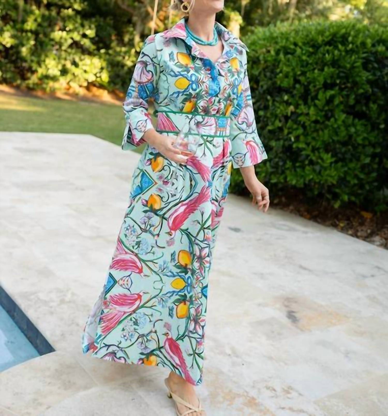 House Of Mbr - Chinois Shirt Midi Dress