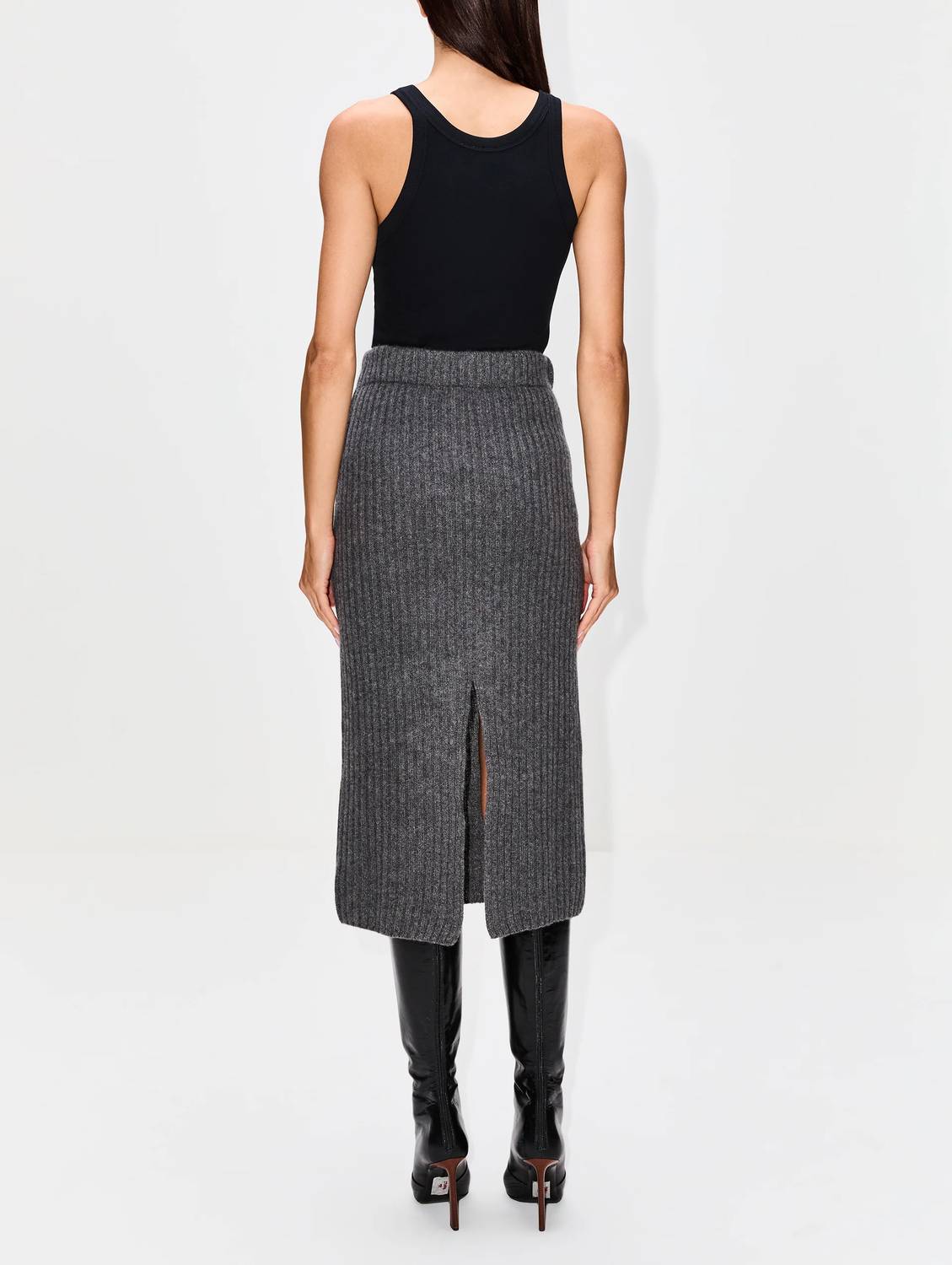 The Elder Statesman - Ribbed Pencil Skirt