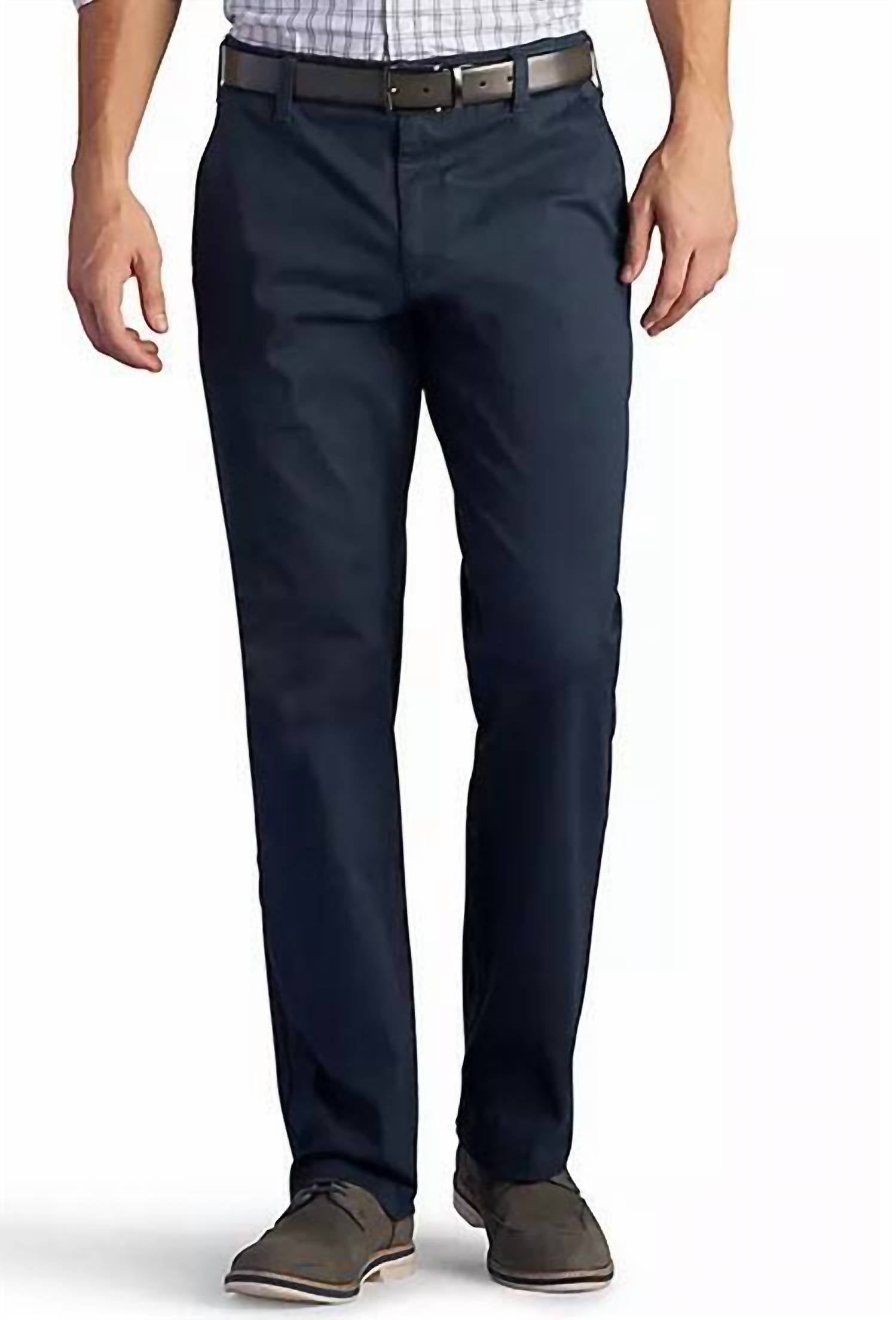Lee Jeans - Men's Performance X-treme Comfort Flat Front Regular Fit Straight Leg Pants