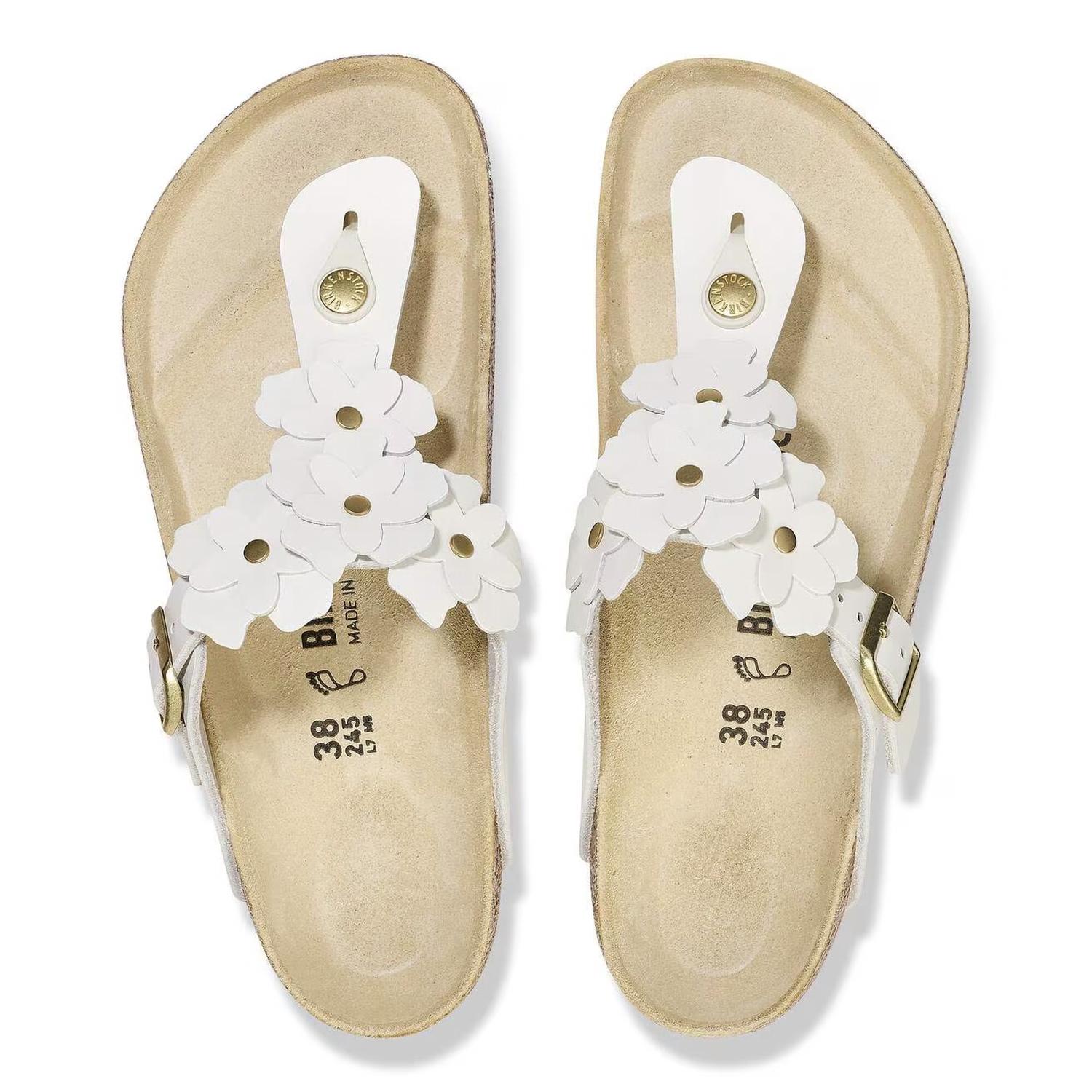 Birkenstock - Women's Gizeh Flowers Sandals