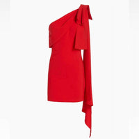 Sachin & Babi - Bella One Shoulder Bow Mini Dress