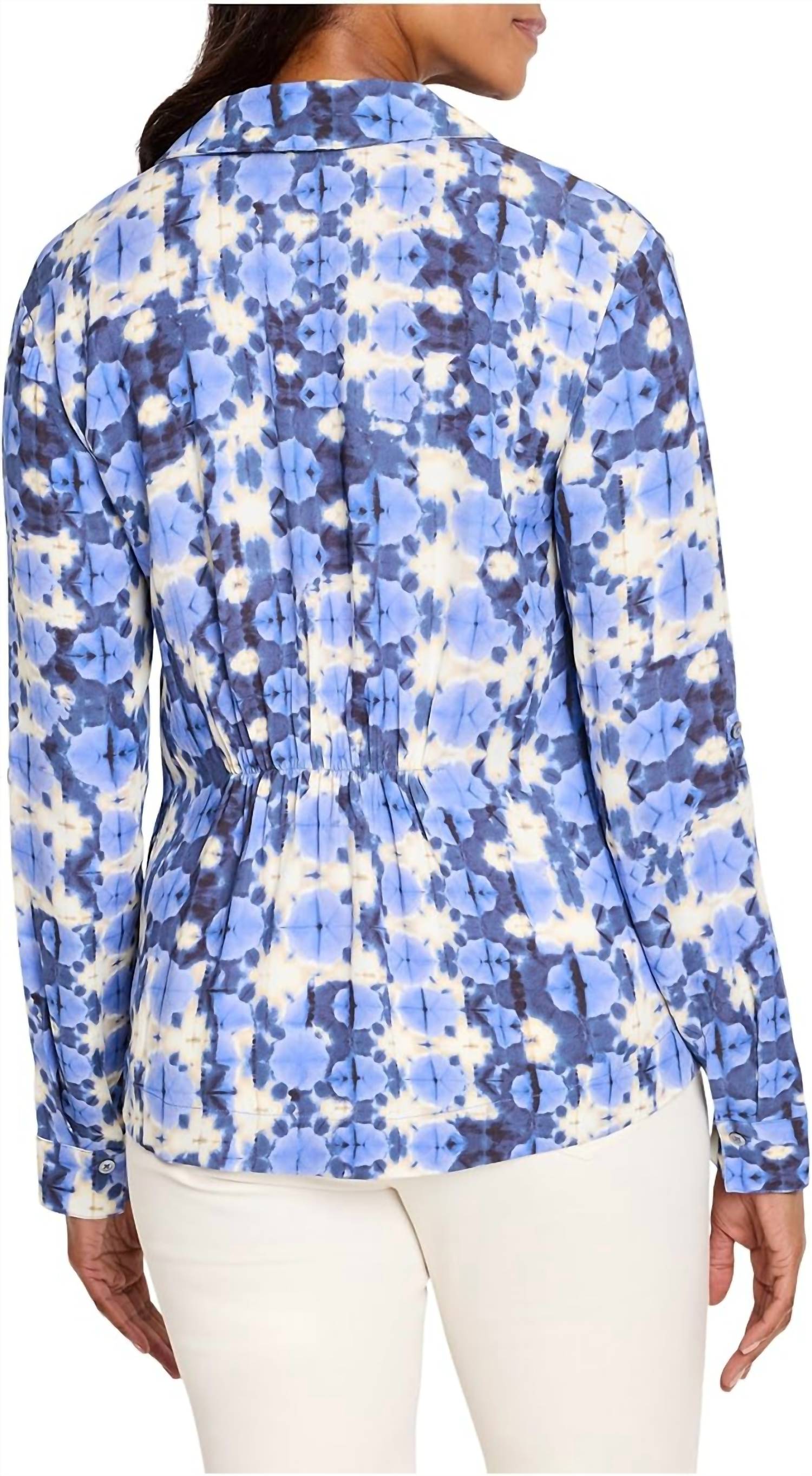 Nic + Zoe - Shibori Core Cotton Shirt