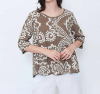 Blueberry - Easy A-line Top