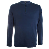 Robert Barakett - Men's Georgia Long Sleeve Zip Henley Top