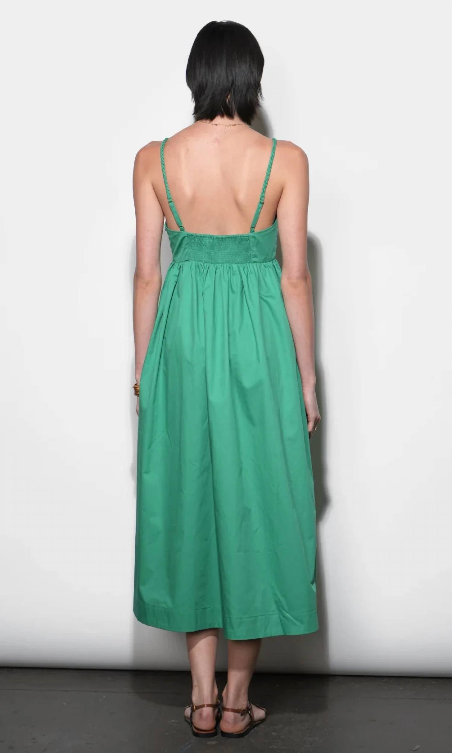 Greylin - Libby Boned Bodice Midi Dress