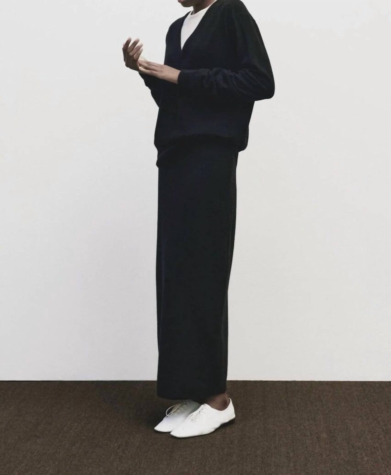 Mijeong Park - Cashmere Blend Knit Midi Skirt