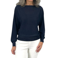 Kinross - Shimmer Off-shoulder Pullover Top