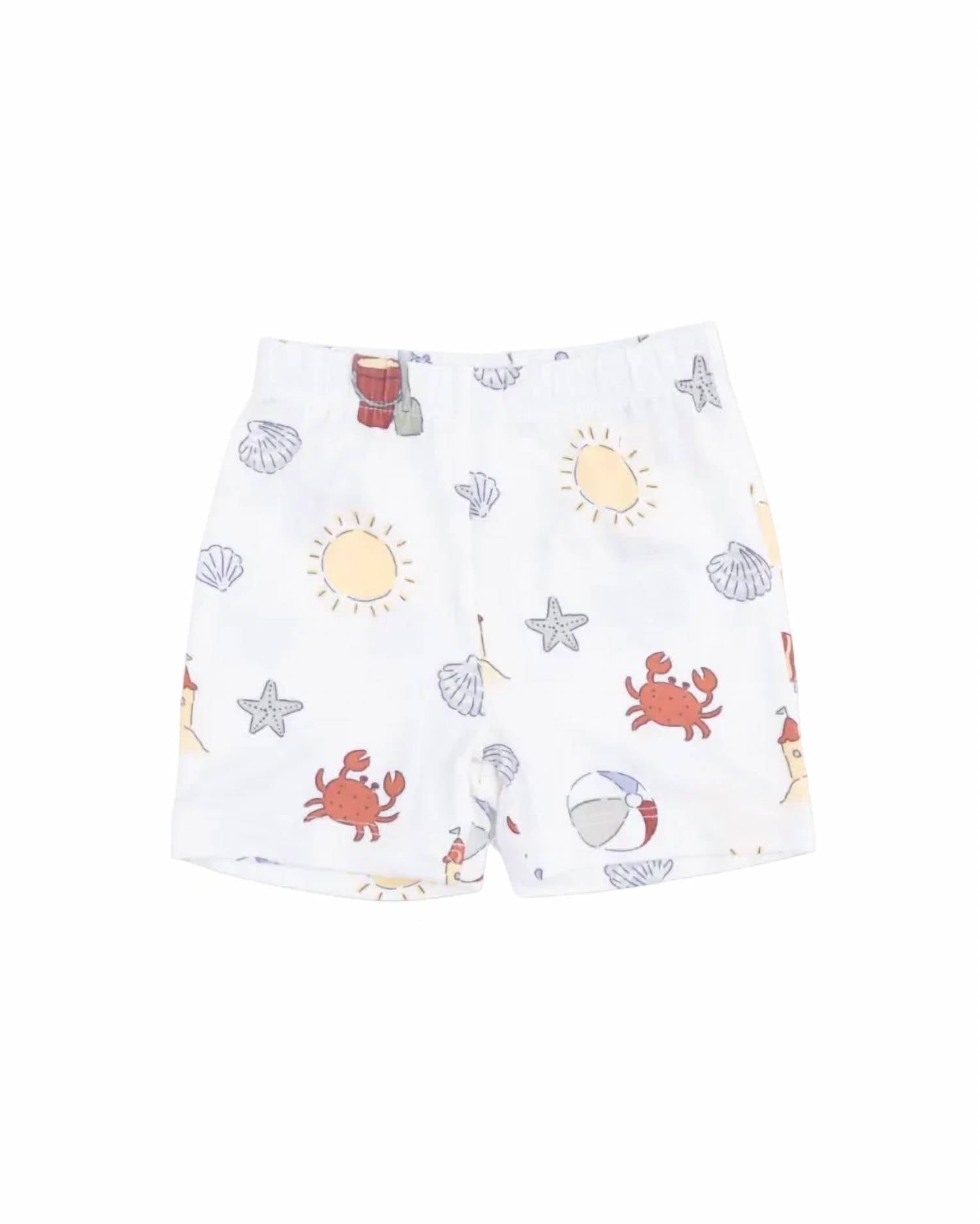 Angel Dear - Kids Sunny Sandcastles Short Lounge Set