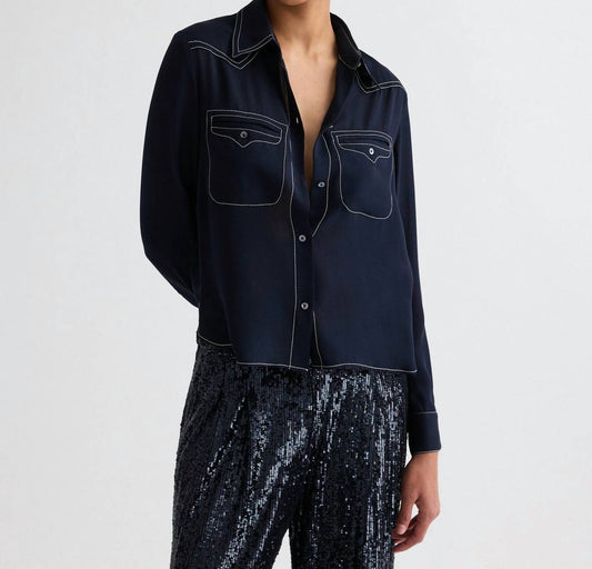 Twp - Carter Topstitch Shirt