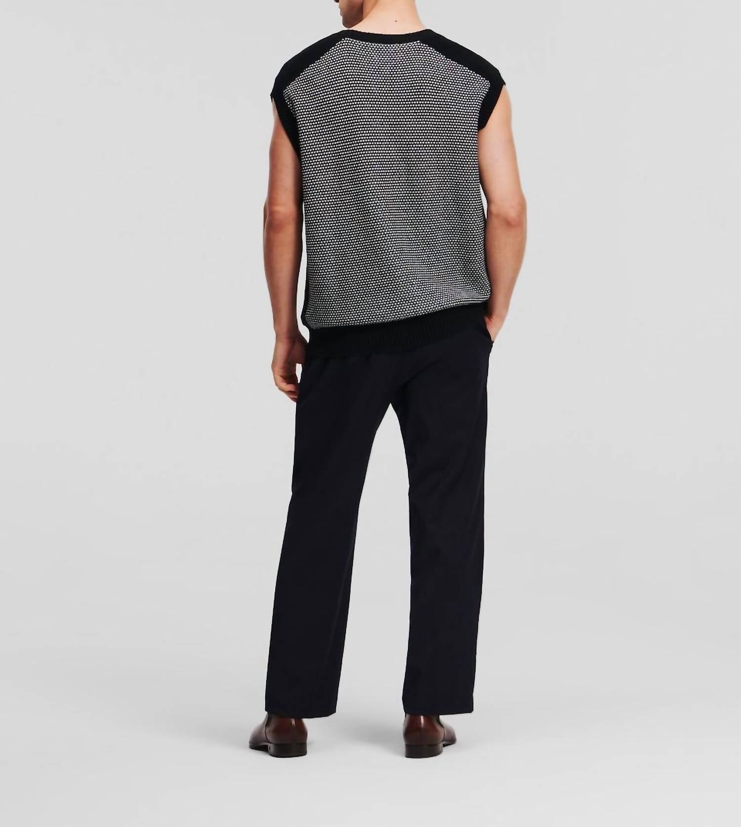 Karl Lagerfeld - Mono Logo Knit Vest