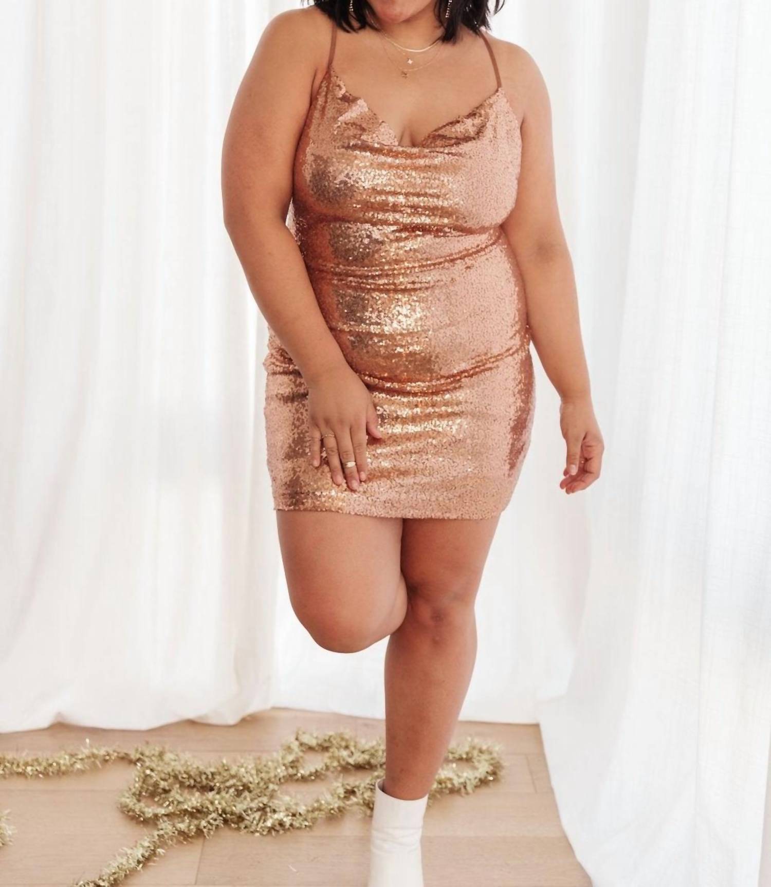 Shining in Sequins Dress