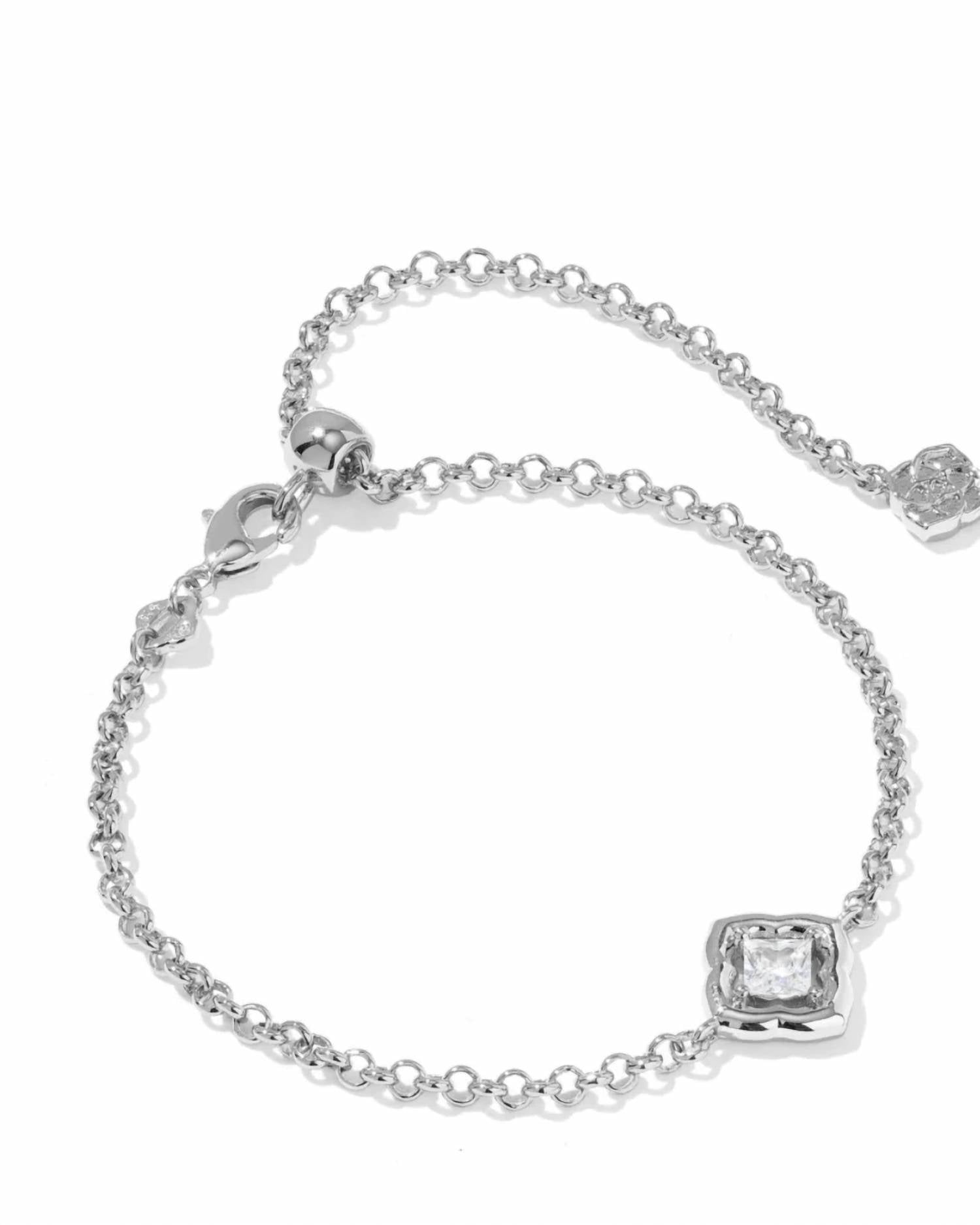 Kendra Scott - Women's Mallory Crystal Delicate Chain Bracelet
