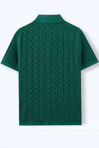 Marina Threads - Cable Button Up Polo Shirt