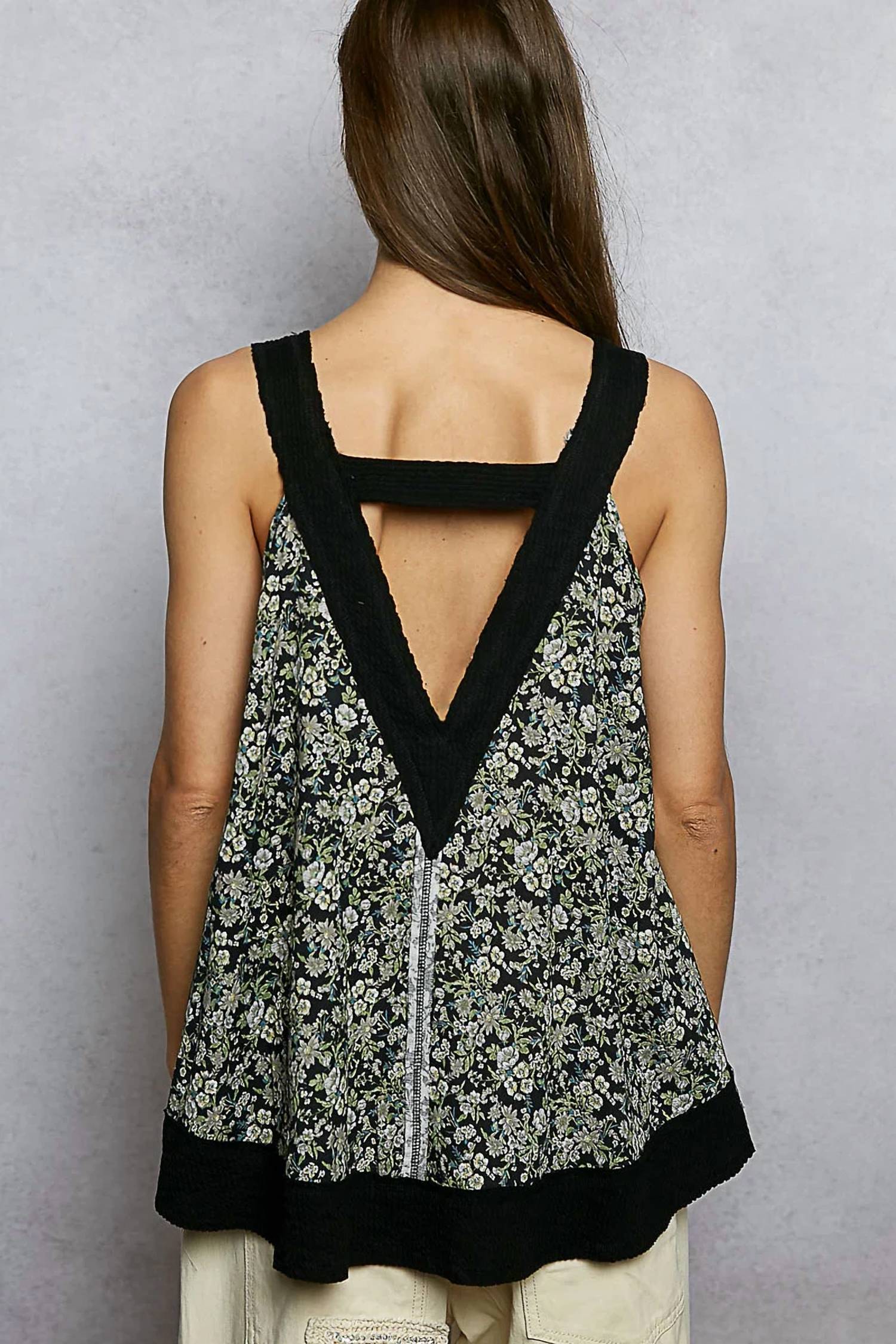 Pol - Elise Midnight Tank Top