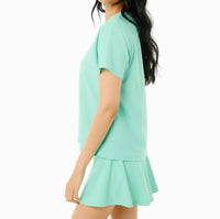Addison Bay - Active Mesh Walnut Short Sleeve Tee