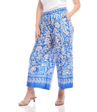 Karen Kane - Drawstring Wide-leg Pants - Plus