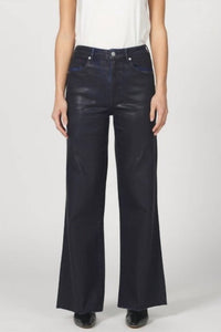 Dear John Denim - Fiona Raw Edge Hem Wide Leg Jeans