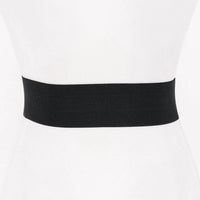 3Am By H&D Accessories - Women's Double Heart Buckle Stretch Belt