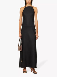 Reformation - Selia Halterneck Linen Maxi Dress