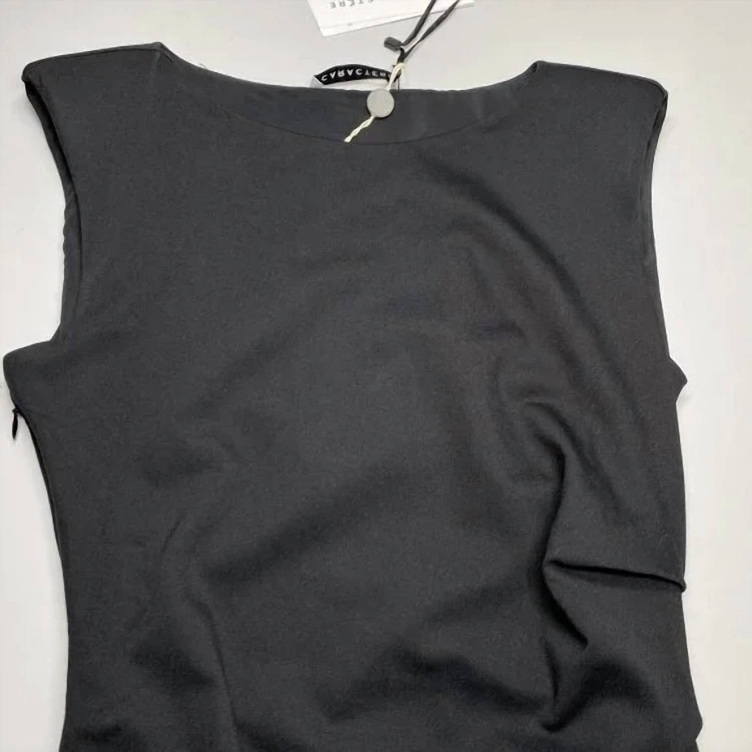 Caractere Women’s Sleeveless Pencil Dress in black - women's dress - view 5
