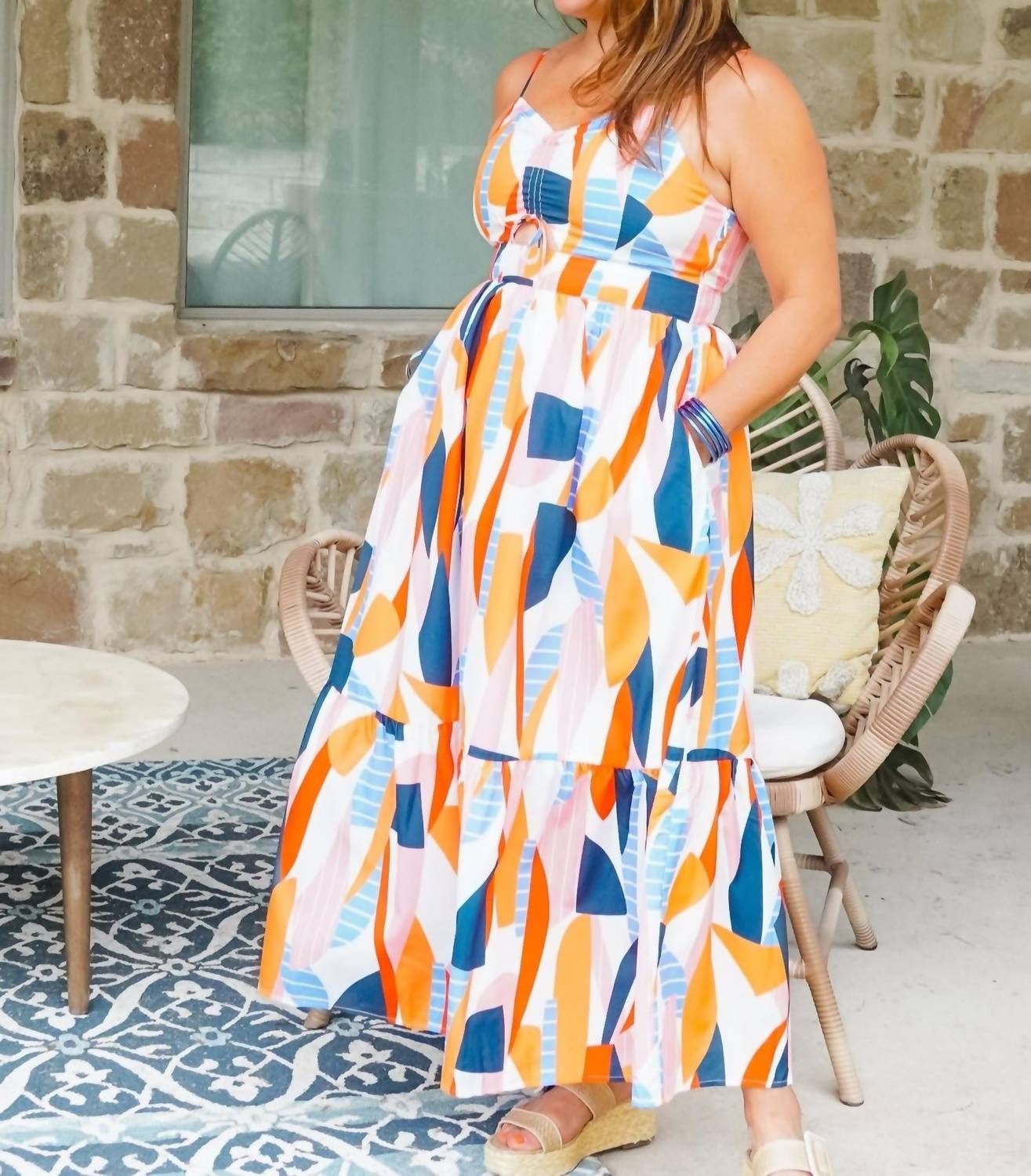 Thml - Mila Print Maxi Dress