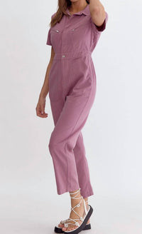 Entrousa - Short Sleeve Jumpsuit