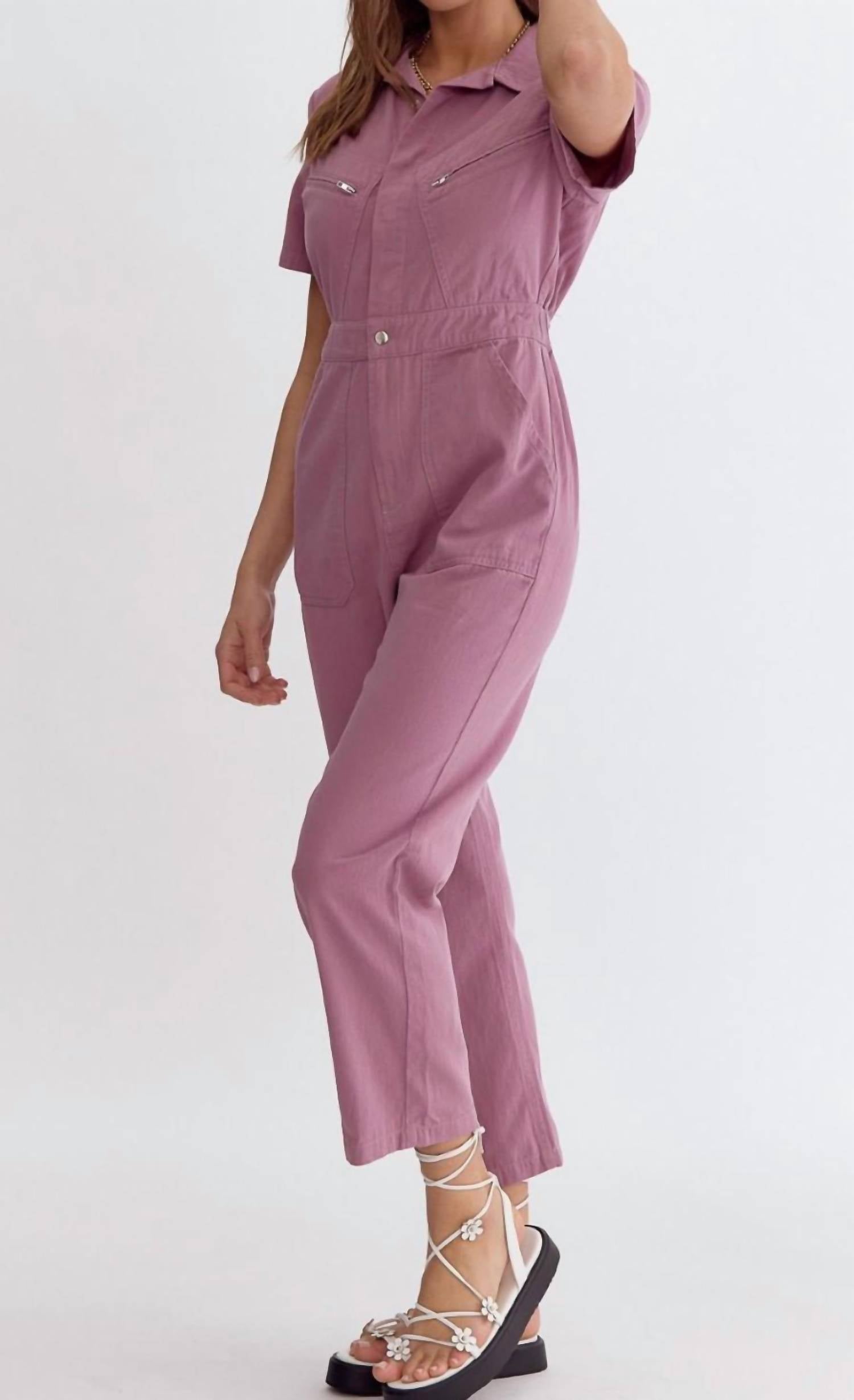 Entrousa - Short Sleeve Jumpsuit