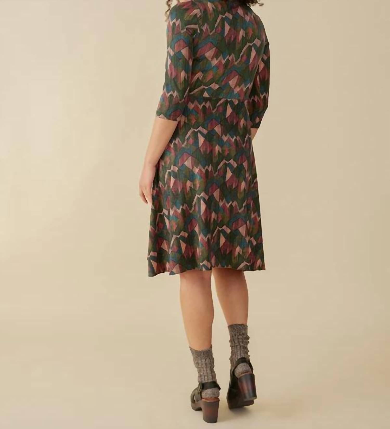 Mata Traders - Callie 3/4 Sleeve Wrap Dress