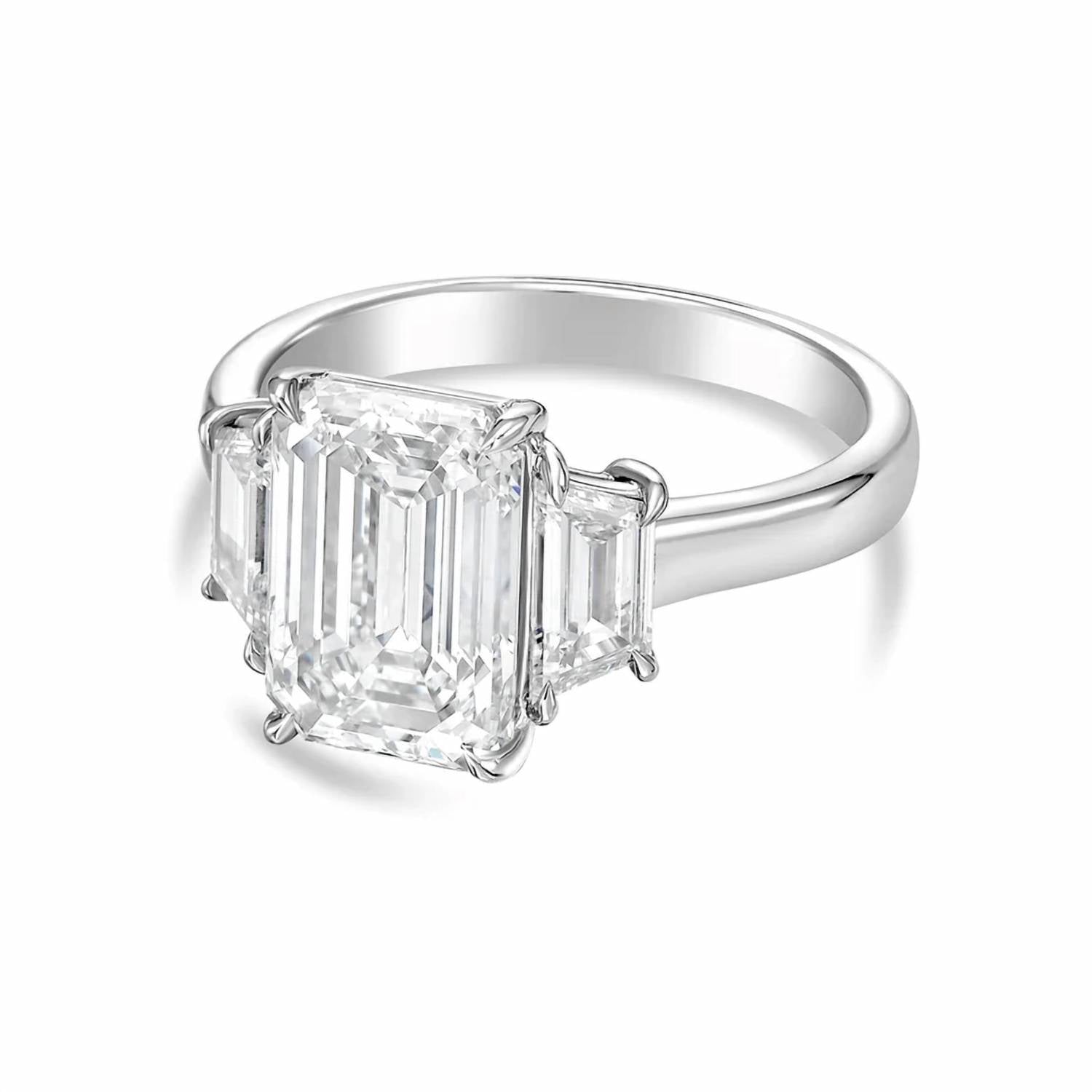 Diana M Jewels - Women's Emerald Lab-Grown Diamond Ring (20.00 Ct) - Signature