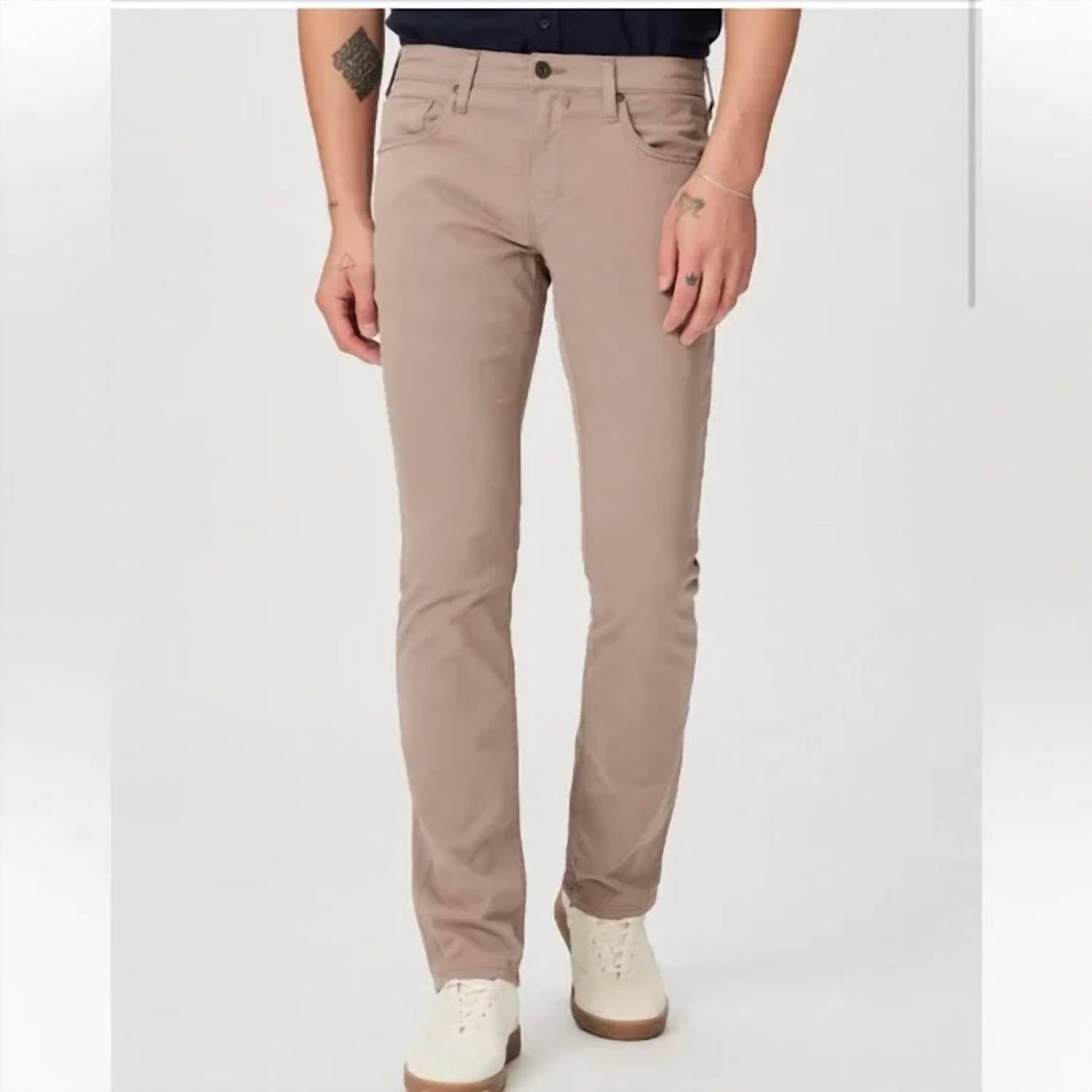 Paige - Federal Slim Straight Stretch Five Pocket Pants