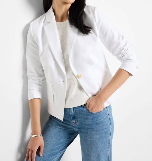 Nic + Zoe - Seasonless Cotton Double Pocket Blazer