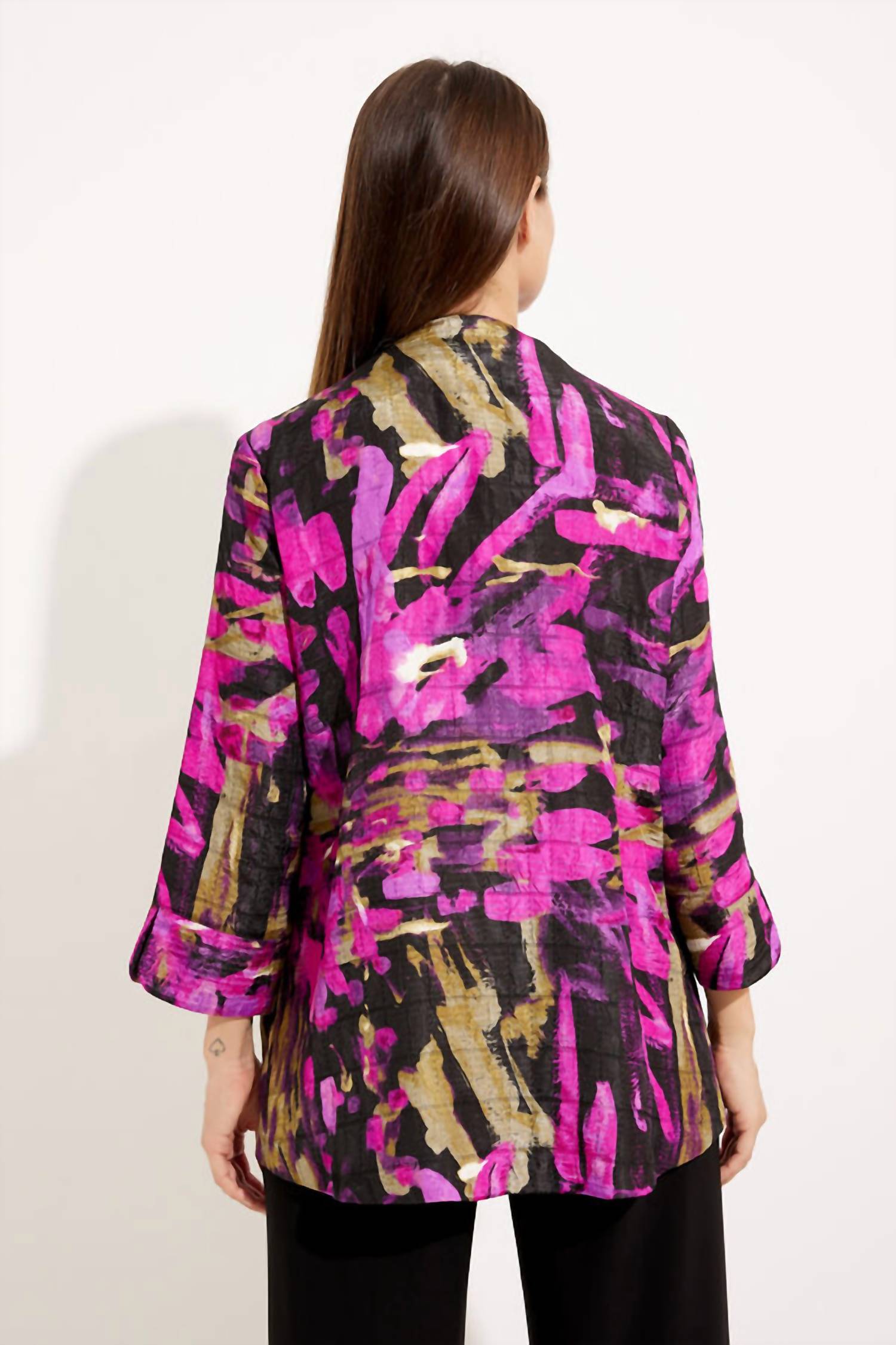 Joseph Ribkoff - Abstract Print Jacket